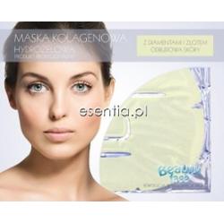 BeautyFace  Szokowa przeciwzmarszczkowa i pobudzająca cyrkulację maska z diamentami i drobinkami złota op. / 1 płat kolagenowy