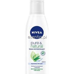 NIVEA Pure & Natural Tonik oczyszczający 200 ml