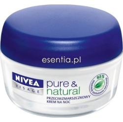 NIVEA Pure & Natural Przeciwzmarszczkowy krem na noc 50 ml