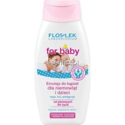 Flos-Lek for baby, for mum Emulsja do kąpieli  dla niemowląt i dzieci 250 ml