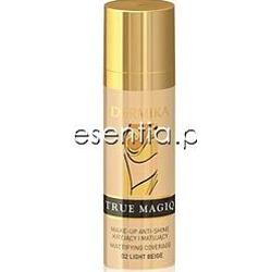 Dermika True Magiq Make-up anti-shine kryjący i matujący ze złotem 24k i pigmentem mineralnym 