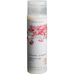 GreenLand  Pure & White Kremowe mleczko pod prysznic Róża - Paczula 250 ml