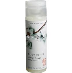 GreenLand  Pure & White Peeling do ciała Kwiat Bawełny - Lotos 220 ml