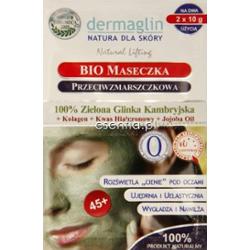 Dermaglin  BIO Maseczka przeciwzmarszczkowa 45+ 2 x 10 g