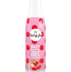 Dairy Fun  Żel do kąpieli Truskawka 400 ml