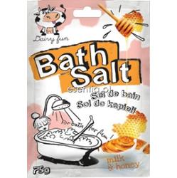 Dairy Fun  Sól do kąpieli w saszetce Mleko - Miód 75 g