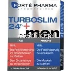 Forte Pharma  Turboslim 24+ men - suplement diety op. / 14 tab. na dzień + 14 tab. na noc