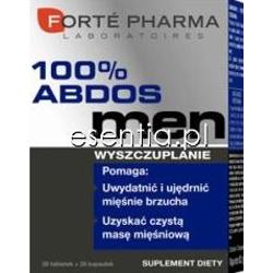 Forte Pharma  100% Abdos men - suplement diety op. / 28 tab. + 28 kaps.