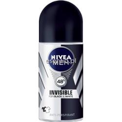 NIVEA NIVEA MEN Dezodorant antyperspiracyjny w kulce Invisible Black & White 50 ml