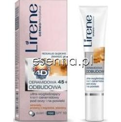 Lirene Ceramidowa Odbudowa 45+ Ultra-wygładzający krem ceramidowy pod oczy i na powieki 15 ml