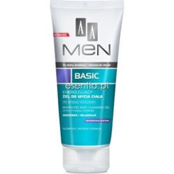 AA Men Basic Energizujący żel do mycia ciała po wysiłku fizycznym 200 ml