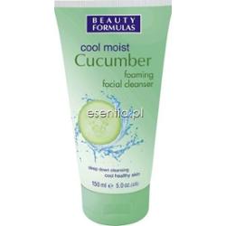 Beauty Formulas Cucumber Ogórkowy pieniący żel do mycia twarzy 150 ml