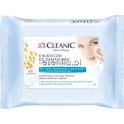 Cleanic  Chusteczki do demakijażu dla cery normalnej i mieszanej op. / 10 szt.