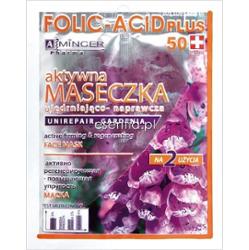 Mincer Pharma Hyaluron + Folic Acid Aktywna maseczka ujędrniająco-naprawcza 50+ 12 ml
