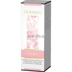 Dermika Pure Łagodny peeling enzymatyczny z keratoliną i białą glinką 75 ml