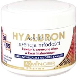 Mincer Pharma Hyaluron + Folic Acid Krem nawilżający na dzień i na noc Kawior & Czerwone Wino & Kwas Hialuronowy 50 ml