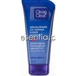 Clean & Clear Przeciw Wągrom Oczyszczający żel-maseczka 2 w 1 przeciw wągrom 150 ml