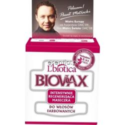 L'Biotica BIOVAX Intensywnie regenerująca maseczka do włosów farbowanych 250 ml