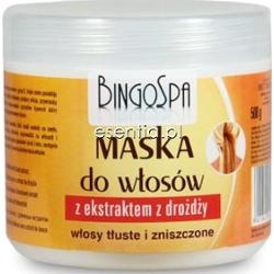 BingoSpa Pielęgnacja włosów Maska do włosów z ekstraktem z drożdży 500 ml