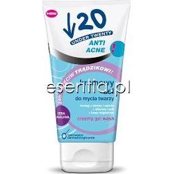Under Twenty  Anti Acne! Kremowy żel do mycia twarzy - cera wrażliwa 150 ml