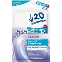 Under Twenty Anti! Acne Maseczka delikatnie peelingująca 5 efektów 2 x 6 ml