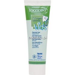 LOGONA Kids Żel miętowy do zębów dla dzieci 50 ml
