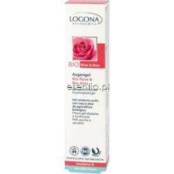 LOGONA BIO Żel pod oczy z bio-różą i bio-aloesem 15 ml