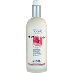 LOGONA BIO Mleczko do mycia twarzy z bio-różą i bio-aloesem 125 ml