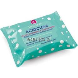 Dermacol Acneclear Odświeżające i oczyszczające chusteczki do cery normalnej i mieszanej op. / 25 szt.