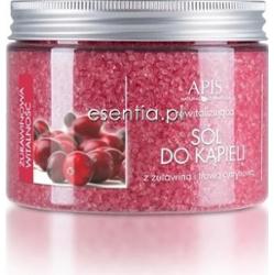 Apis Żurawinowa Witalność Rewitalizująca sól do kąpieli z żurawiną i trawą cytrynową 650 g
