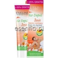 Eveline Bio Depil Głęboko nawilżający krem do depilacji skóry suchej i wrażliwej 3 min Bio Depil Mango 150 ml
