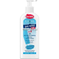 Eveline Pure Control 13+ Żel do mycia twarzy głęboko oczyszczający 200 ml
