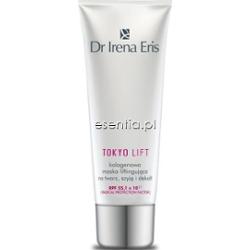 Dr Irena Eris Tokyo Lift 35+ Kolagenowa maska liftingująca na twarz, szyję i dekolt 75 ml