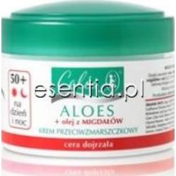 Celia Aloes Krem przeciwzmarszczkowy Aloes + olej z migdałów 50+  50 ml