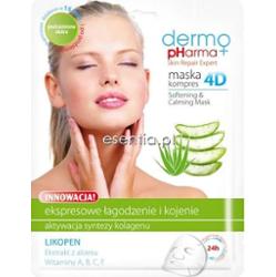 DermoPharma+  Maska kompres 4D ekspresowe łagodzenie i kojenie 21 g