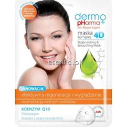 DermoPharma+  Maska kompres 4D efektywna regeneracja i wygładzenie 21 g
