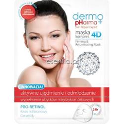 DermoPharma+  Maska kompres 4D aktywne ujędrnienie i odmłodzenie 21 g