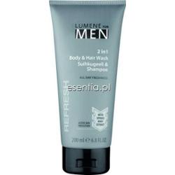 Lumene Men Żel pod prysznic dla mężczyzn 2 w 1 do ciała i włosów 200 ml