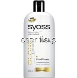 Syoss Blond & Highlights Balsam do włosów 500 ml