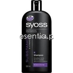 Syoss Substance & Strength Szampon do włosów 500 ml