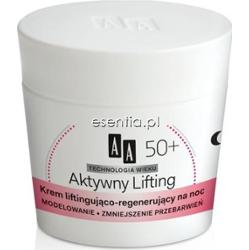 AA Technologia Wieku Aktywny Lifting 50+ Krem liftingująco - regenerujący na noc 50 ml