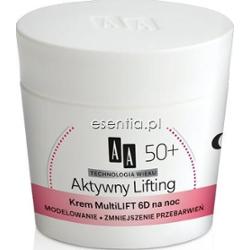 AA Technologia Wieku Aktywny Lifting 50+ Krem multiLIFT 6D na noc 50 ml
