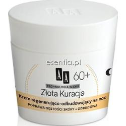 AA Technologia Wieku Złota Kuracja 60+ Krem regenerująco-odbudowujący na noc 50 ml