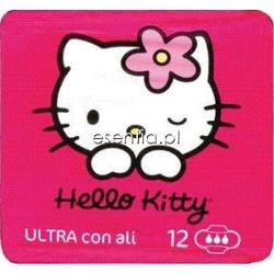 Hello Kitty  Podpaski ze skrzydełkami Ultra Normal op. / 12 szt.