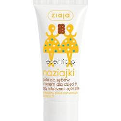 Ziaja maziajki Pasta do zębów dla dzieci 6+ zęby mleczne i zęby stałe 50 ml