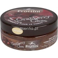 Fruttini Cranberry Choc Cukrowy peeling do ciała Czekolada i żurawina 250 ml