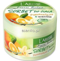 L'Arisse Frutti Relax Sorbet do ciała - pomarańcza & wanilia 250 ml