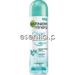 Garnier Deodorant Mineral Clean Sensation Antyperspirant w sprayu 150 ml
