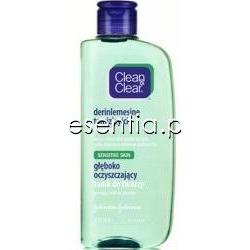 Clean & Clear Głębokie Oczyszczanie Głęboko oczyszczający tonik do twarzy do skóry wrażliwej 200 ml