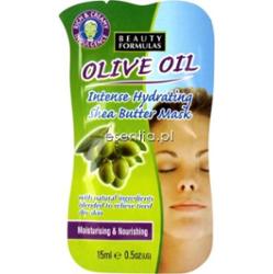 Beauty Formulas  Oliwkowa intensywnie nawilżająca maseczka z masłem Shea 15 ml